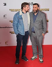 Klaas Heufer-Umlauf, Kida Khodr Ramadan @ Filmpremiere “Die Goldfische” im Münchner Mathäser Filmpalast (©Foto: Martin Schmitz)